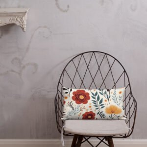Boho Floral Design T10 Premium Pillow