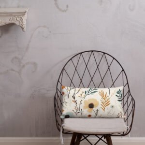 Boho Floral Design T11 Premium Pillow