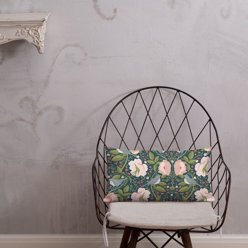 Morris Spring Tile 4 Premium Pillow