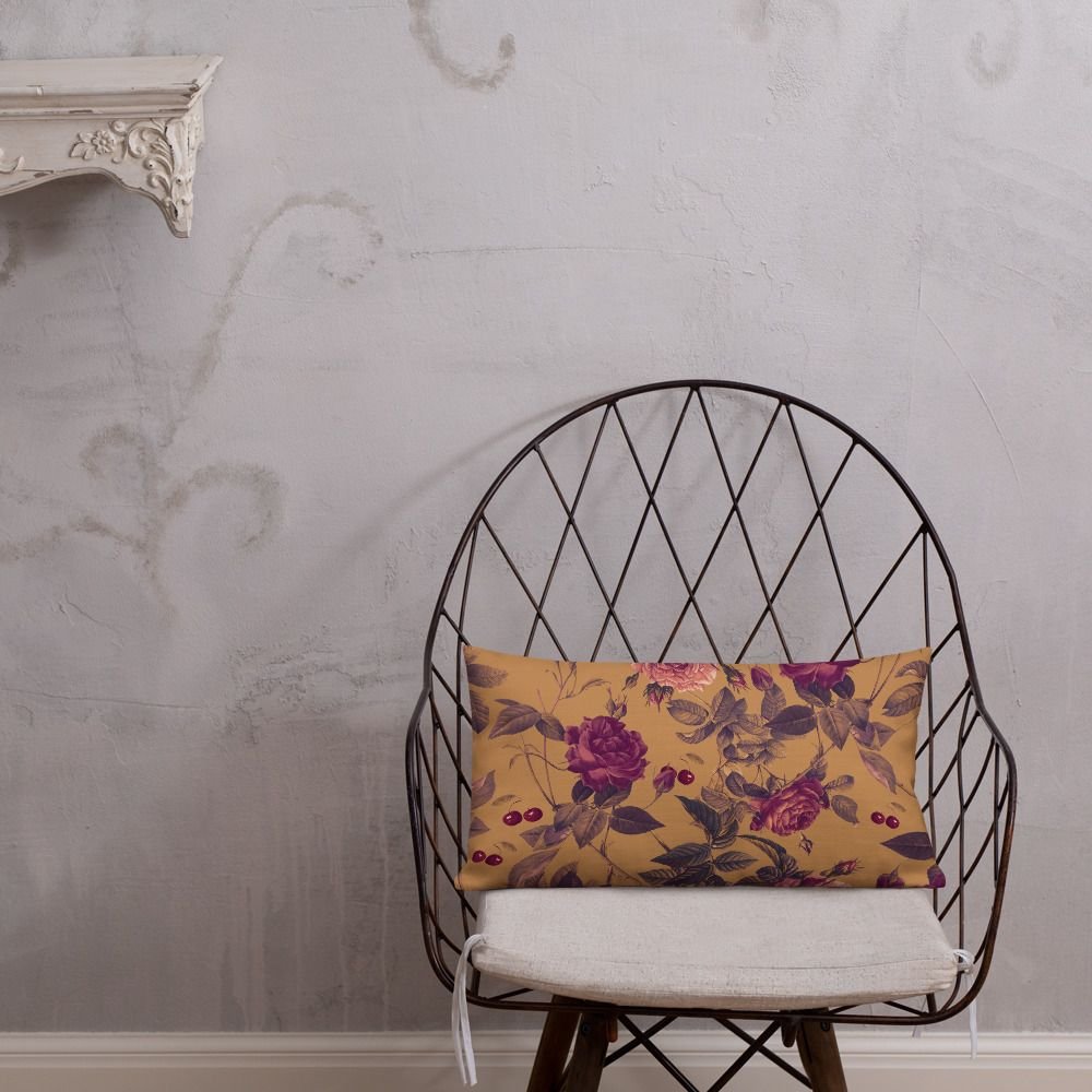Vintage Garden 4 Premium Pillow