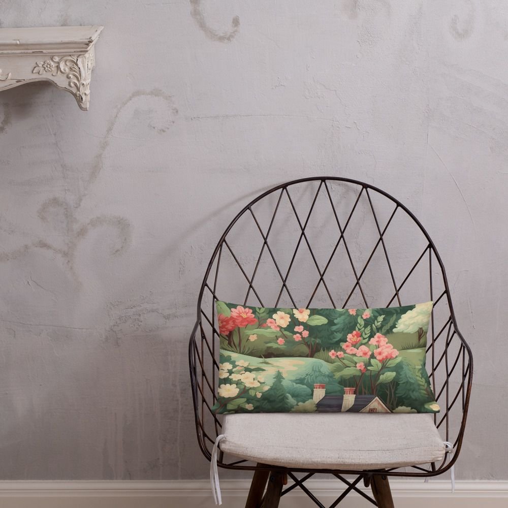 Country Cottage Core 4 Premium Pillow