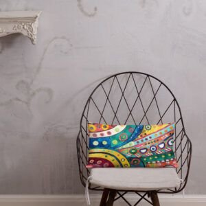 Funky Watercolor Pattern 4 Premium Pillow