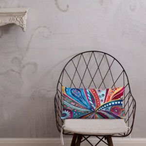 Funky Watercolor Pattern 7 Premium Pillow