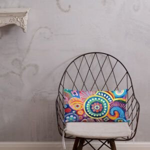 Funky Watercolor Pattern 10 Premium Pillow