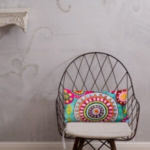 Funky Watercolor Pattern 11 Premium Pillow