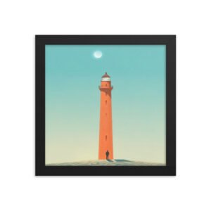 Lighthouse Glory Framed poster