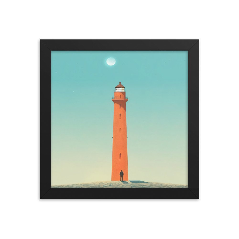 Lighthouse Glory Framed poster