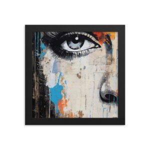 Her Focus Framed poster