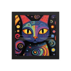 Brilliant Cat Framed poster