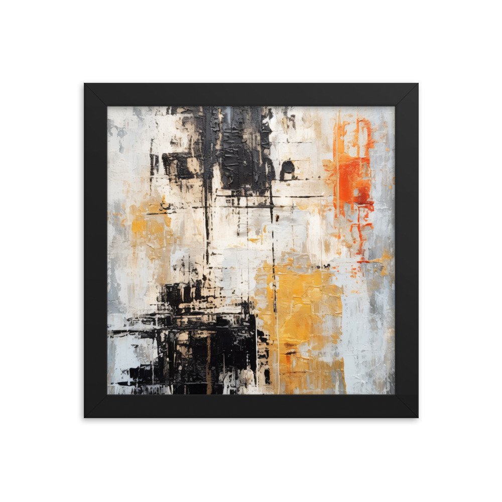 Abstract Graffiti Framed poster