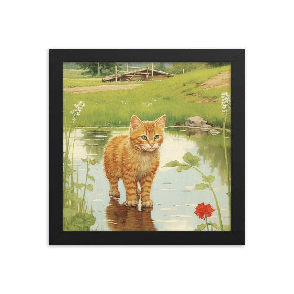 Cat Walk Framed poster
