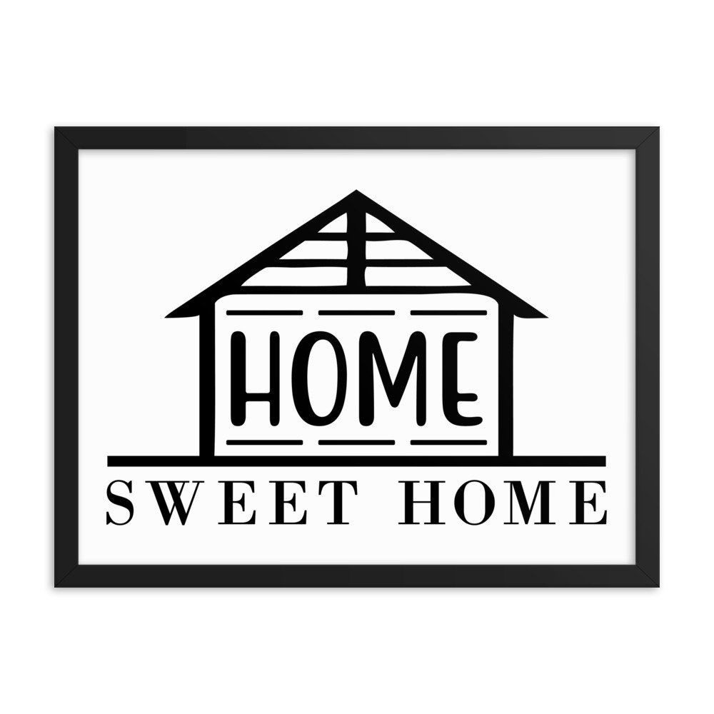 Home Sweet Home #2 Framed poster