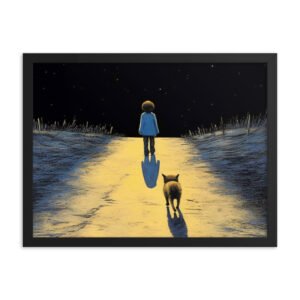 Night Walk Framed poster