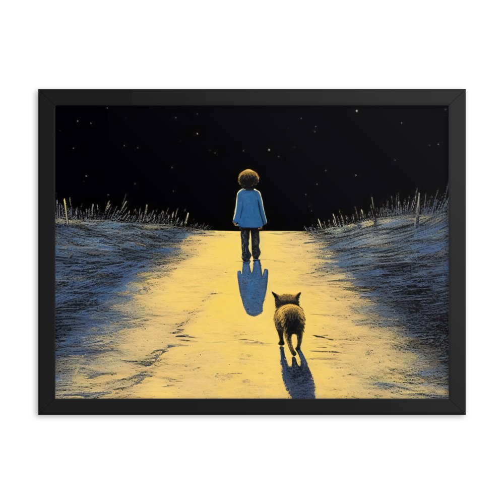 Night Walk Framed poster