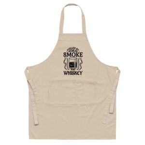 Fueled By Smoke And Whiskey Organic cotton apron