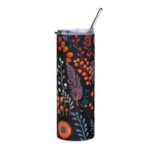 Boho Design Floral SS12 Stainless steel tumbler