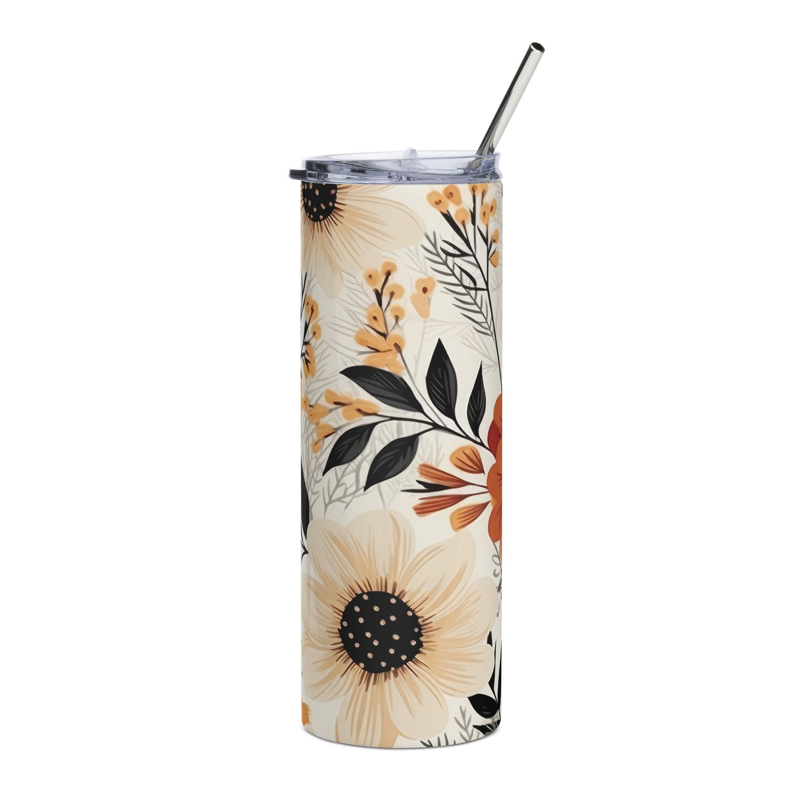 Boho Design Floral SS8 Stainless steel tumbler