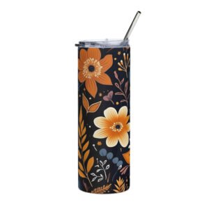 Boho Design Floral SS7 Stainless steel tumbler