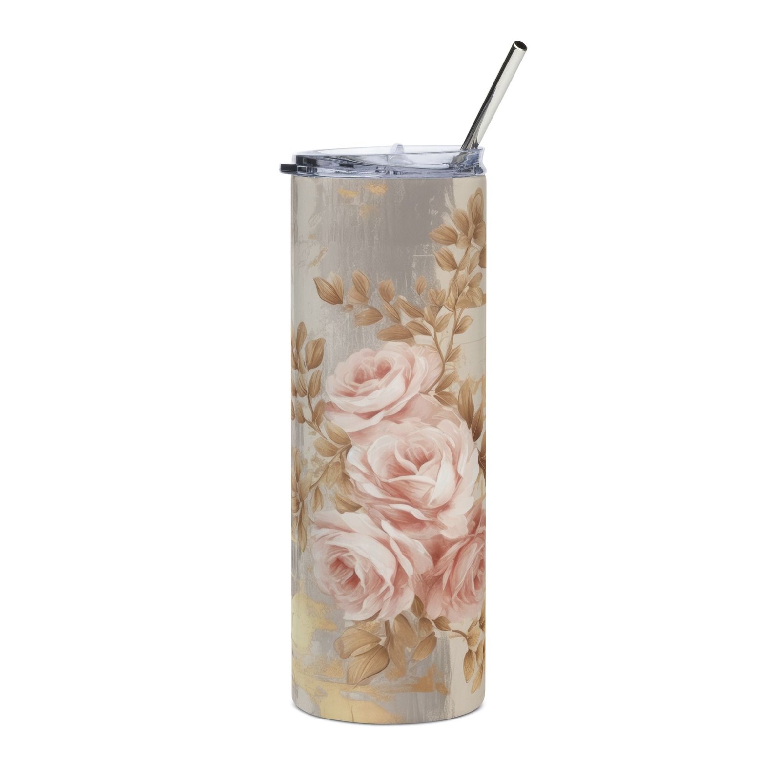 Monochromatic Rose Stainless steel tumbler